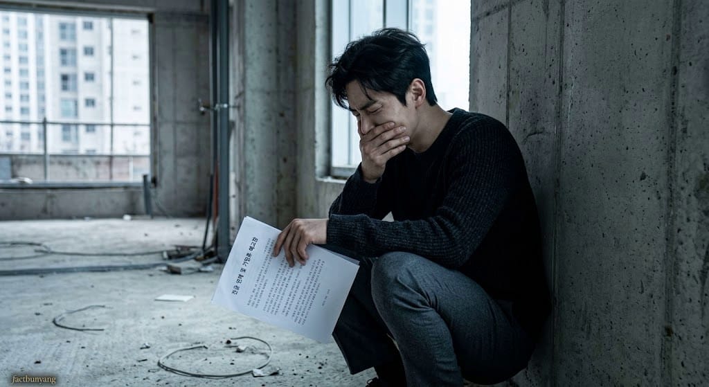 분양권 전세 맞추기 지연으로 인해 건설사로부터 잔금 납부 독촉 채권 최고서를 송달받고 재무 결손 상황에 처한 수분양자