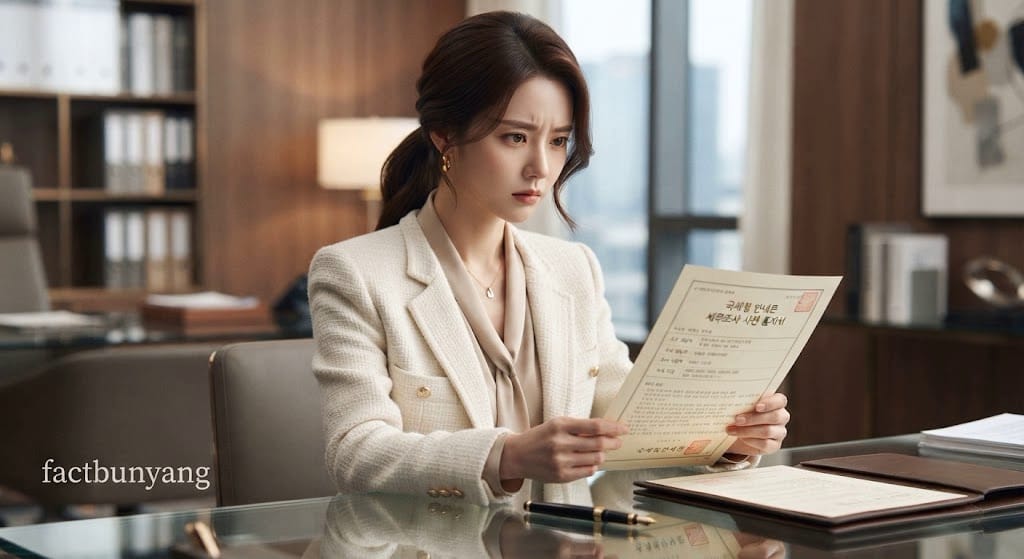 국세청 부동산 취득 자금출처조사 소명 안내문 및 계약금 편법 증여 세무 지표 확인